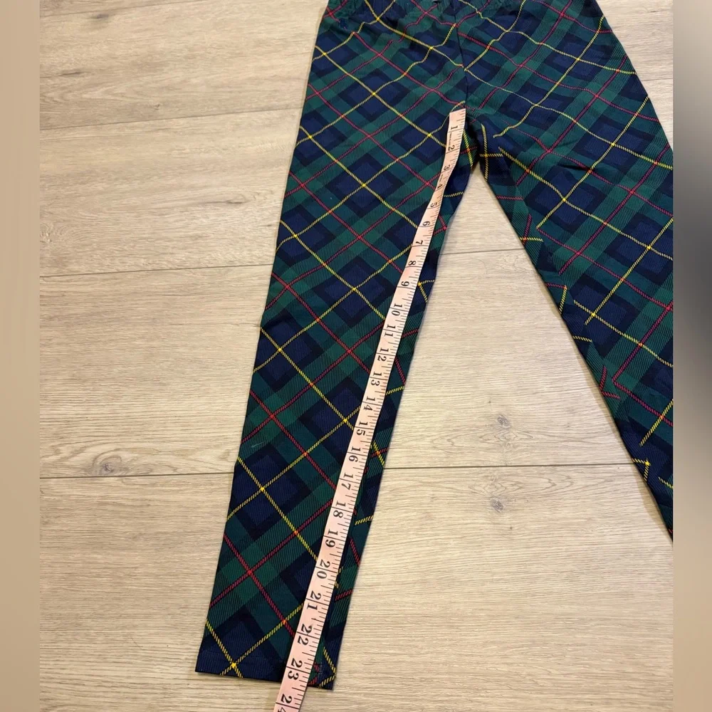 NWT Ralph‎ Lauren Youth Plaid leggings Large
